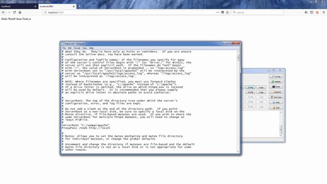 How to Run Node.js and Apache Together смотреть онлайн