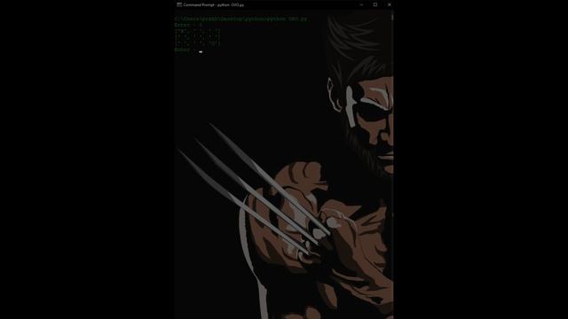 Tic Tac Toe Player vs Computer (Console) | Python 3.7.3 | Prak EnTech смотреть онлайн