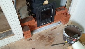 Печной портал из кирпича своими руками. Часть 1