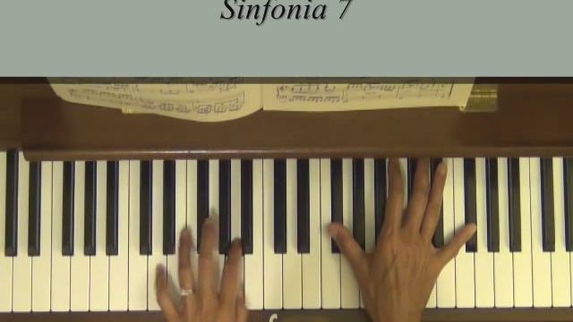 Bach Three-Part Invention Sinfonia 7 BWV 793 Piano Tutorial смотреть онлайн