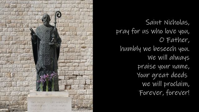 Saint Nicholas Song with Lyrics : O who loves Nicholas the Saintly ( Feast Day Hymn to St Nicholas смотреть онлайн