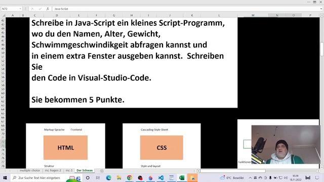 Mein erster java-script-code-im-Leben - Hausaufgabe mit Lösung Nr. 1 смотреть онлайн