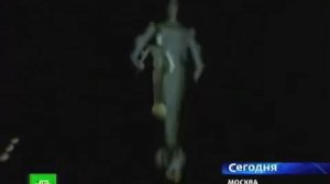 Памятник Гагарину улетел в космос