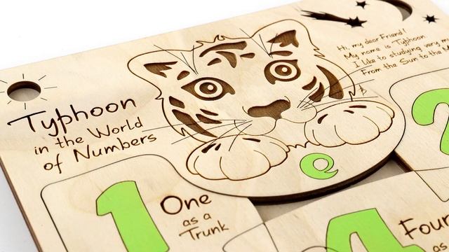 Typhoon in the World of Numbers ("Тайфун в Мире Цифр", версия на английском языке). смотреть онлайн