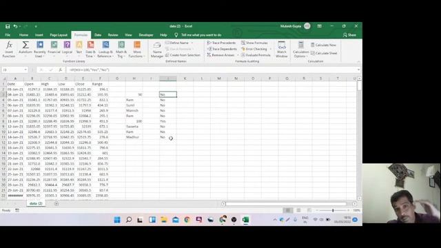 Basics of Excel l Part 5 | Work Book | Tabs | IF & AND | Mukesh Kumar Gupta | MBA, BIT смотреть онлайн