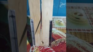 финская доска, своими руками. зима, установка сетей под лëд.