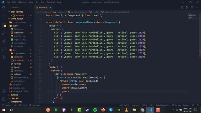 #3- Rendering Movies Components | The GraphQL Apollo Tutorial смотреть онлайн