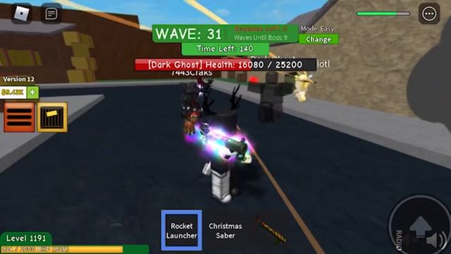 I BOUGHT THE ROCKET LAUNCHER IN ZOMBIE ATTACK ! Roblox ! смотреть онлайн