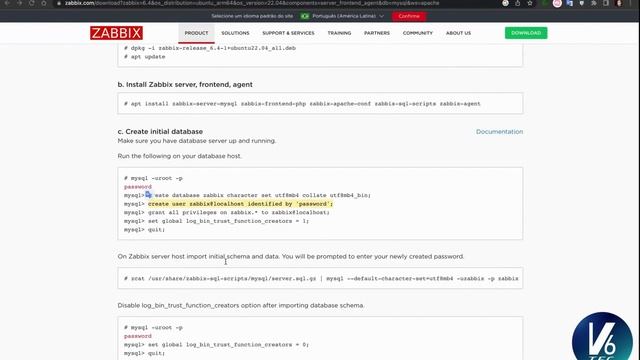 Instalação do Zabbix #zabbix #ubuntu #debian #servidores смотреть онлайн