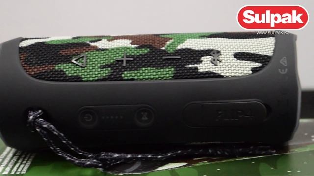 Портативная колонка JBL JBLFLIP4SQUAD распаковка (www.sulpak.kz) смотреть онлайн