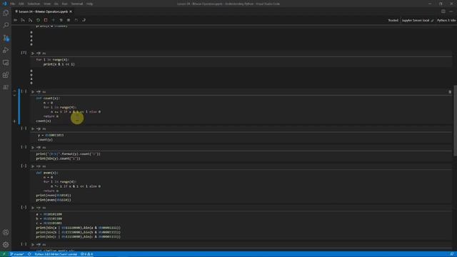 Understanding Python: Lesson 34 - Bitwise Operators смотреть онлайн