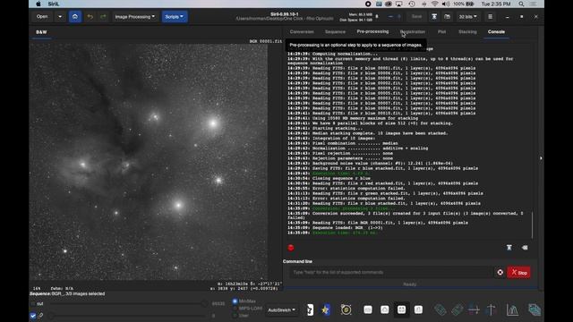 LRGB Deep Sky Astrophotography Processing Tutorial: Siril and Photoshop with Telescope Live Data смотреть онлайн