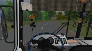 ПАЗ 32054 четкий хруст КПП, отличный звук двигателя Omsi 2