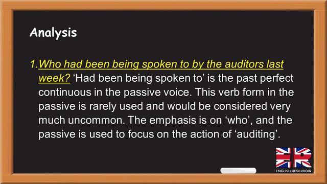 Past Perfect Continuous / passive voice смотреть онлайн