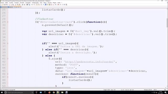 Apresentação do código-fonte do Sistema cards com Vue js смотреть онлайн