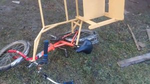 Боковой прицеп для велосипеда ч2