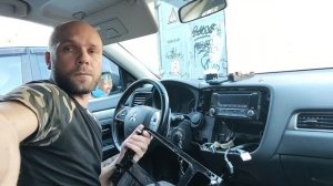 Замена штатной магнитолы Outlander 3 на Android магнитолу 9 дюймов с рамкой 9 дюймов