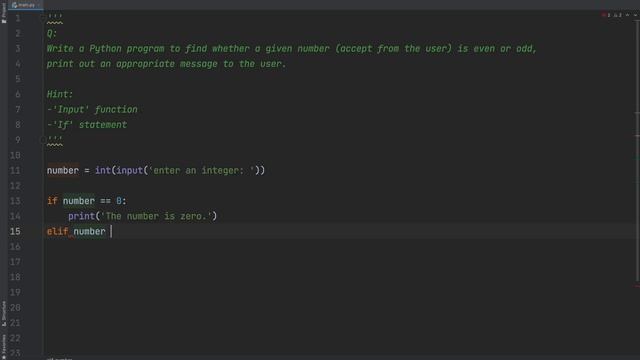 Python-a program to find whether a given number is even or odd. смотреть онлайн