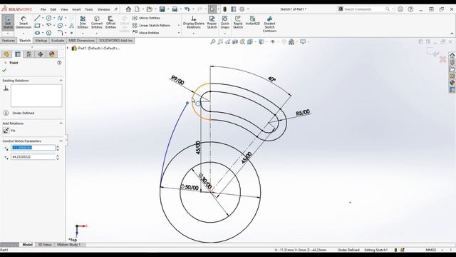 Solidworks sketch exercises for beginners #3 смотреть онлайн