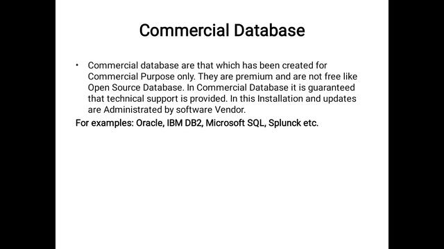 Open Source DBMS vs Commercial DBMS смотреть онлайн