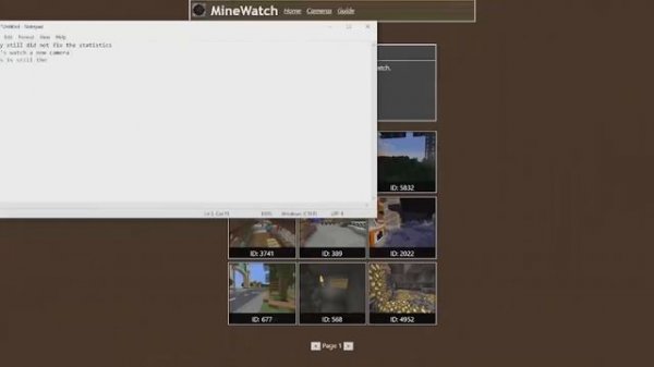 Я знаю кто создал MineWatch... перезолив с ютуба