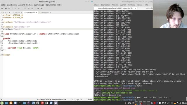Geant4 Tutorial 8: Storing Hits in ROOT File смотреть онлайн