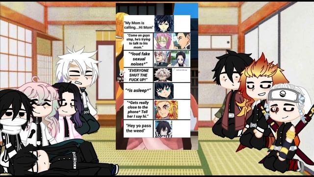 Hashira react to random tik tok's! // GCRV // ♡Lilzi♡ //Short смотреть онлайн