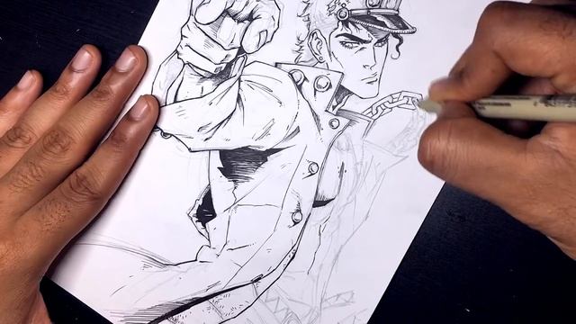 Famous Manga Artists Jojo's Bizarre Adventure Drawings смотреть онлайн