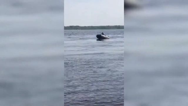 Лодка MISHIMO 335 с мотором 9.8 первый выезд, рыбалка смотреть онлайн