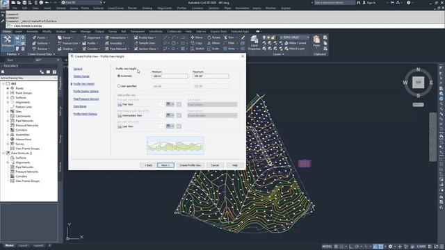 How to Create profile view of Alignments and Profiles in AutoCAD Autodesk смотреть онлайн
