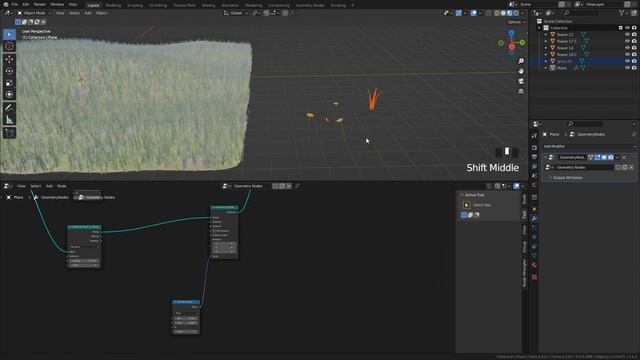 How to Scatter Vegetation in Blender+FREE 3D Kit смотреть онлайн