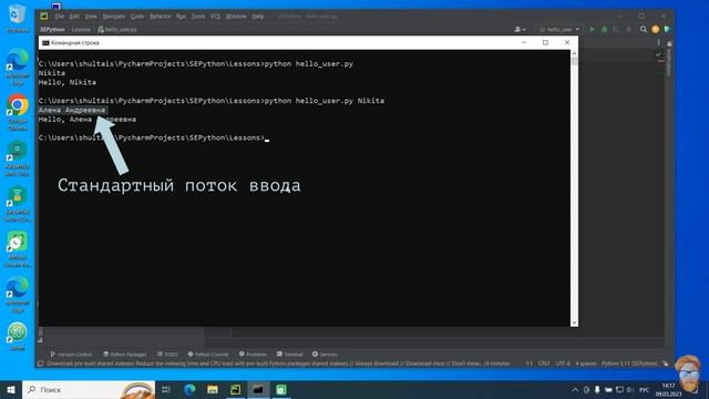 Python для начинающих / Урок 9. Ввод данных с помощью input() смотреть онлайн
