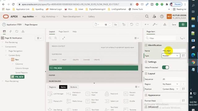 How to Show Notification on a Report Region in Oracle Apex смотреть онлайн