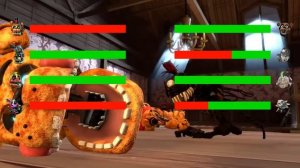 [SFM FNaF] Security Breach Ruin vs Mystery Healthbars