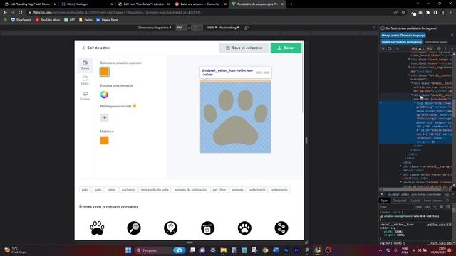 Como Baixar Ícones em SVG de Graça no FlatIcon | Ícones Personalizados no WordPress Elementor смотреть онлайн