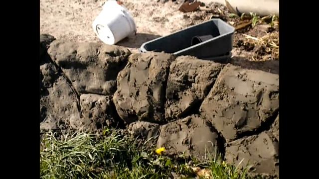 БОРДЮР ИЗ ЦЕМЕНТА СВОИМИ РУКАМИ ИМИТАЦИЯ КАМНЯ смотреть онлайн