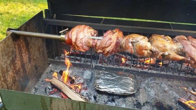 Мясо на вертеле,как обычно! смотреть онлайн