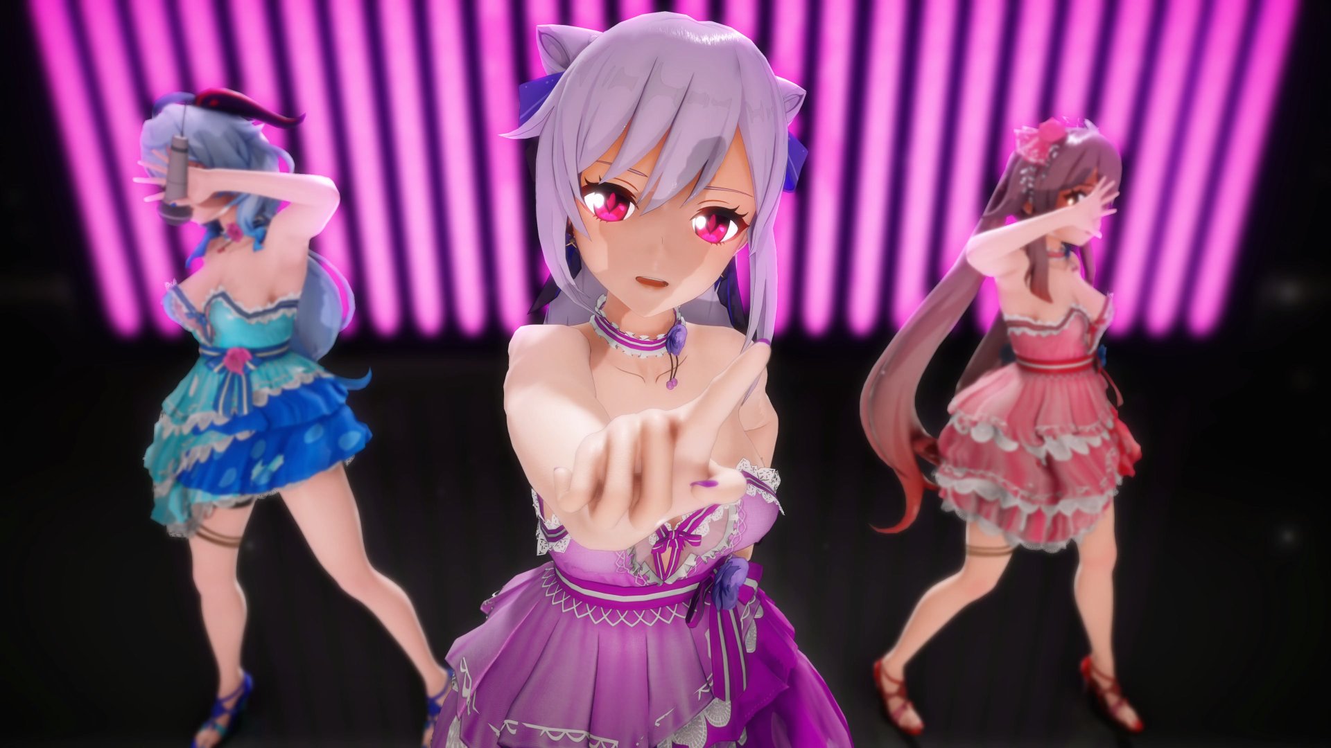[MMD Music Video] Ganyu, Hutao, Koku Harede - Hurly Burly смотреть онлайн
