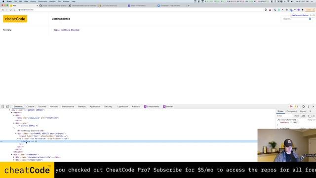 Full-Stack Dev of New CheatCode Docs (Part 1) смотреть онлайн