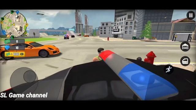 Driving To Home On Police Car - Go To Town 6: 2023 Huge Open City - Android Gameplay смотреть онлайн