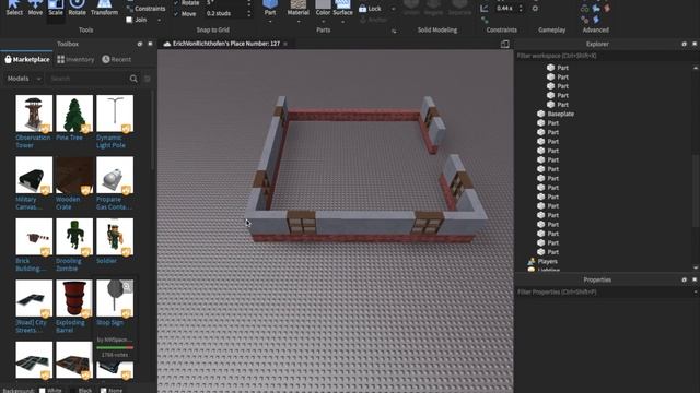 Roblox Studio - Building a small house for beginners смотреть онлайн