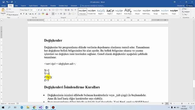C# CONSOLE DERSLERİ 3 - Değişken Nedir ? - Değişken Oluşturma Kuralları - Write() ve Read() Komutu смотреть онлайн