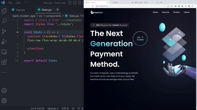 Build and Deploy a Fully Responsive Website with Modern UI/UX in React JS with Tailwind смотреть онлайн