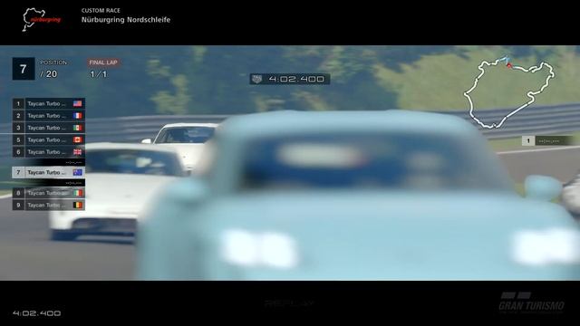GT SPORT Porsche Taycan Turbo S @ Nurburgring Nordschleife смотреть онлайн