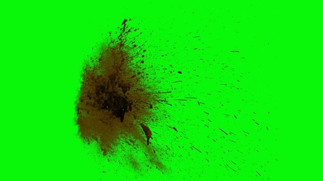 Брызги крови, кусочки мозгов (хромакей, green screen effects HD) №1 смотреть онлайн