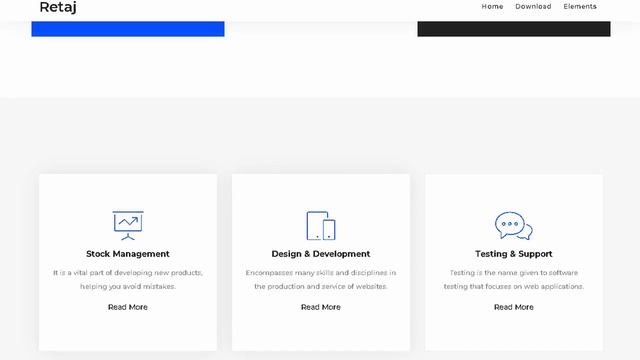 Retaj - One Page Multipurpose | Themeforest Templates смотреть онлайн