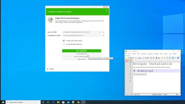 Install Eclipse for Java Windows 10: Eclipse IDE installation on Windows 10 смотреть онлайн