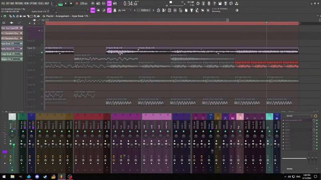 делаю БРЕЙККОР СИНТВЕЙВ джангл