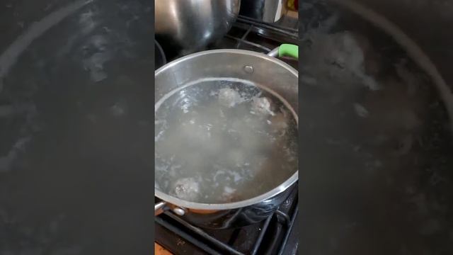 Суп с  фрикадельками