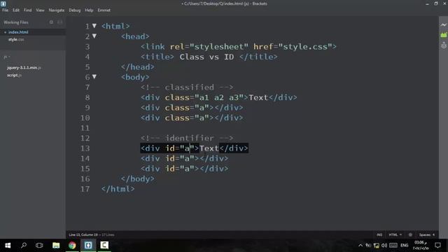 Class vs ID -- ( ID و Class الفـرق بيــن الـ ) смотреть онлайн